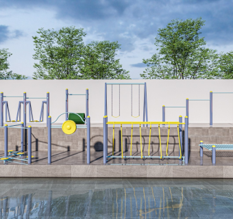 现代健身器材 健身器材组合 健身设施 运动器械 户外健身器材